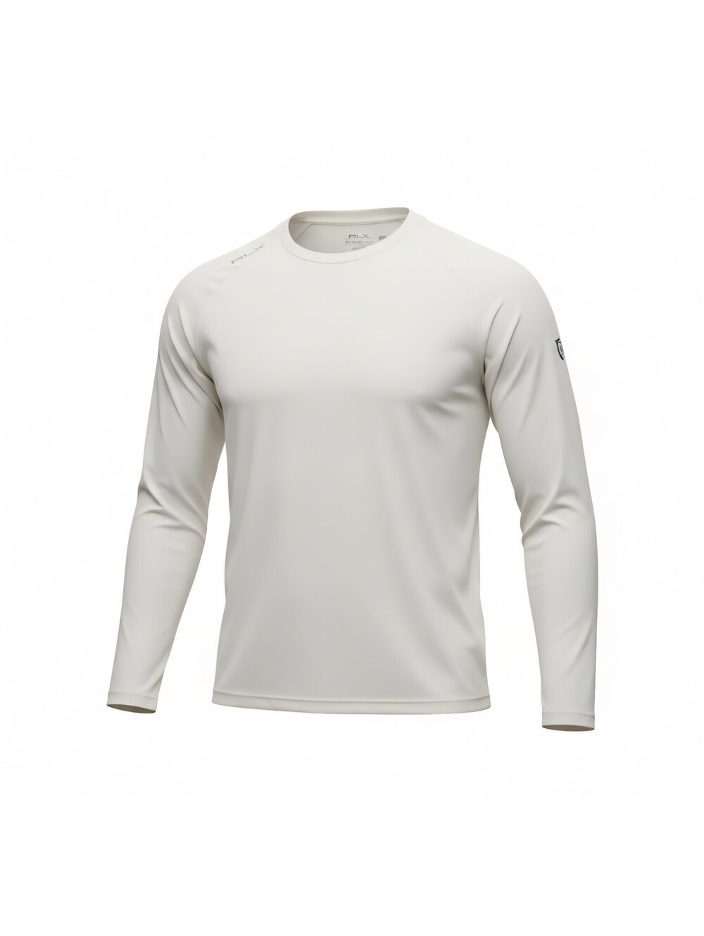 RLX Ralph Lauren Mens XXL White Long Sleeve Crew Neck Performance Shirt SH Logo